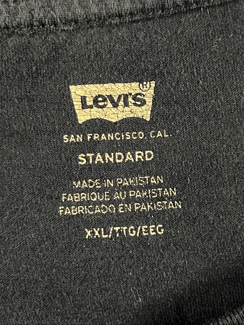 Levi's Navy Short Sleeve Logo Tee